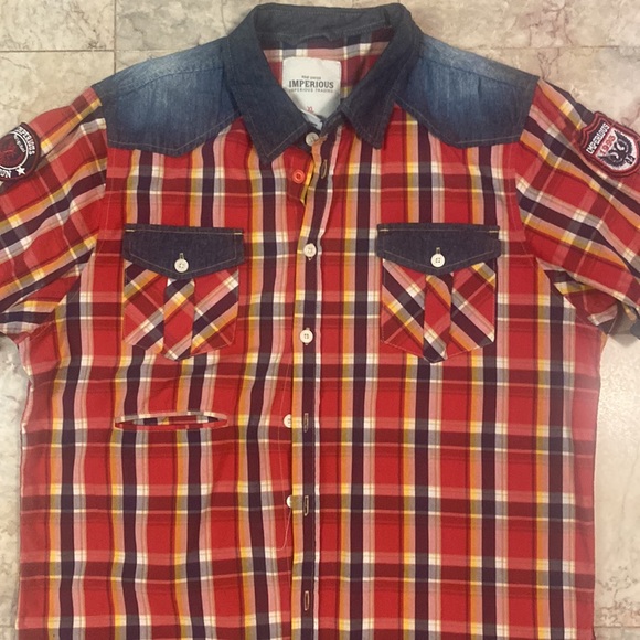 Men’s Imperious trading button up shirt - Picture 2 of 7